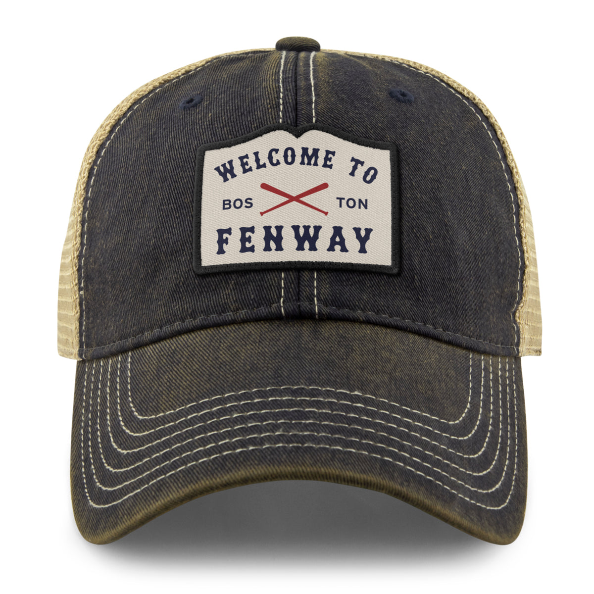Welcome To Fenway Dirty Water Trucker Hat - Chowdaheadz