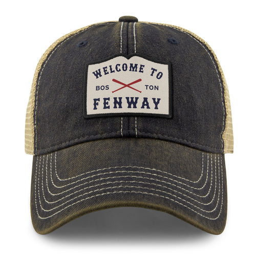 Welcome To Fenway Dirty Water Trucker Hat - Chowdaheadz