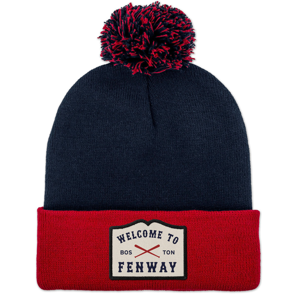Welcome to Fenway Patch Two Tone Knit - Chowdaheadz