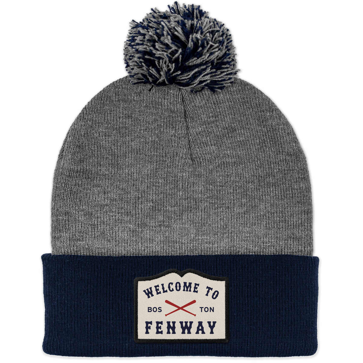 Welcome to Fenway Patch Two Tone Knit - Chowdaheadz
