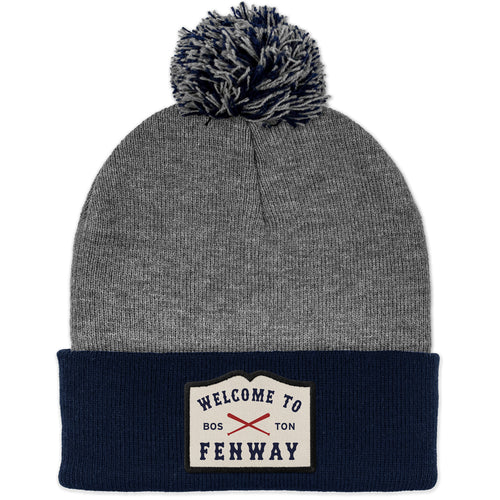 Welcome to Fenway Patch Two Tone Knit - Chowdaheadz