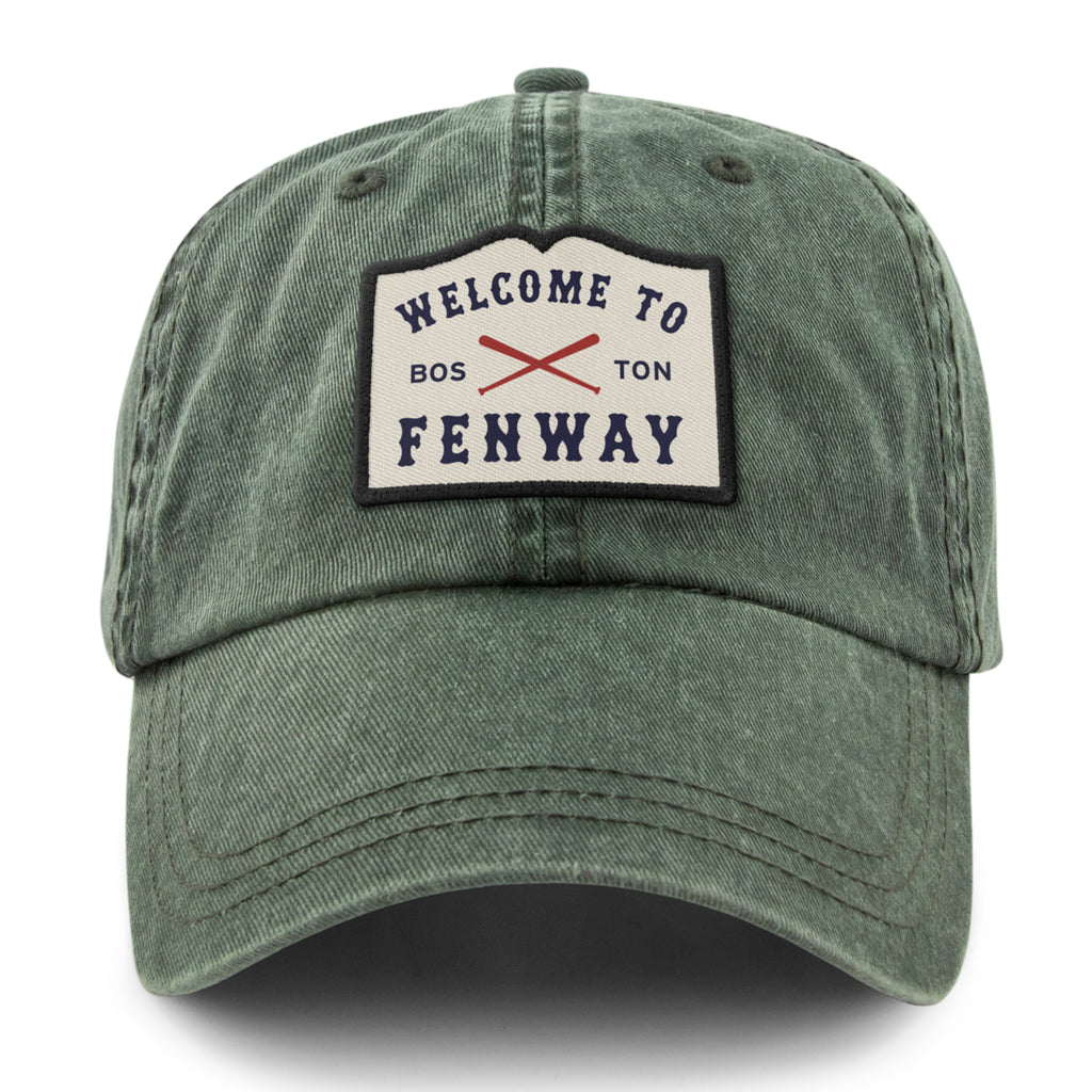 Welcome To Fenway Washed Dad Hat - Chowdaheadz