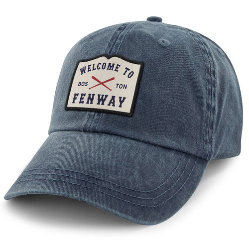 Welcome To Fenway Washed Dad Hat - Chowdaheadz