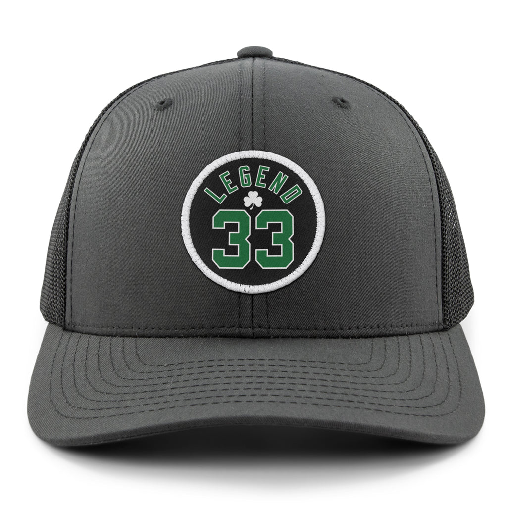 Legend 33 Circle Patch Classic Snapback Trucker Hat - Chowdaheadz
