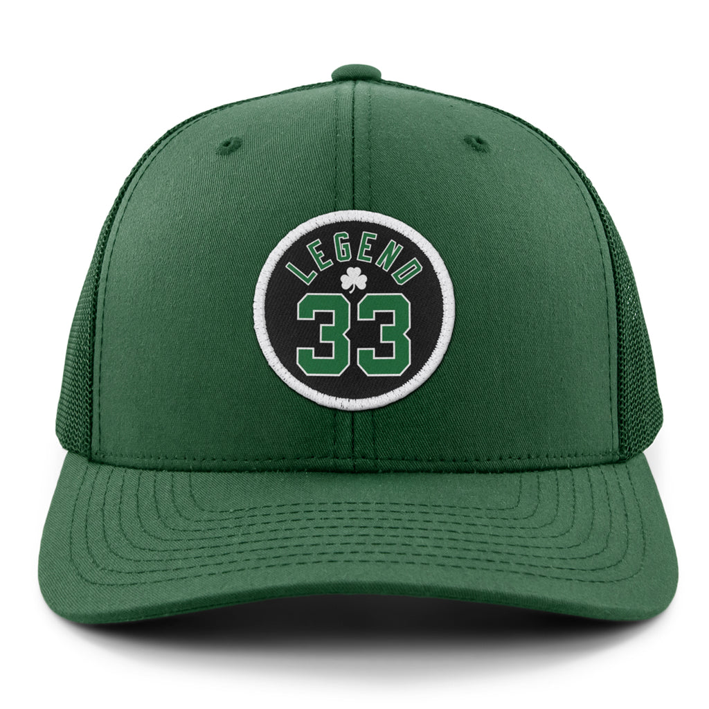 Legend 33 Circle Patch Classic Snapback Trucker Hat - Chowdaheadz