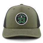 Legend 33 Circle Patch Classic Snapback Trucker Hat