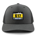 617 Boston Race Bib Classic Snapback Trucker Hat
