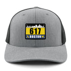 617 Boston Race Bib Classic Snapback Trucker Hat