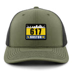 617 Boston Race Bib Classic Snapback Trucker Hat