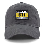 617 Boston Race Bib Dad Hat