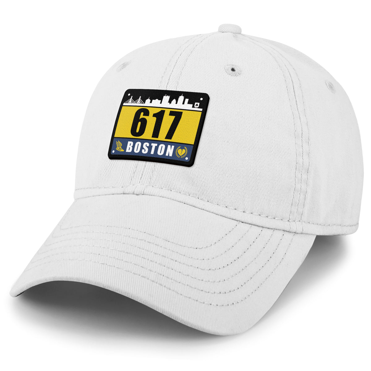 617 Boston Race Bib Dad Hat