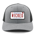 Wicked Mass License Plate Classic Snapback Trucker Hat