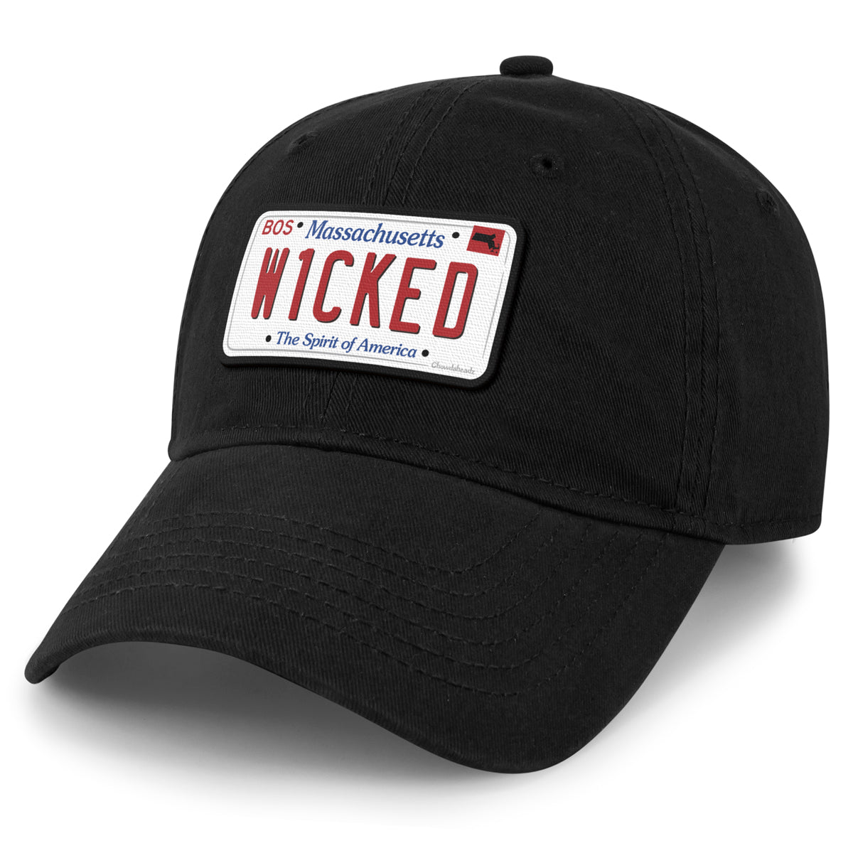 Wicked Mass License Plate Dad Hat - Chowdaheadz