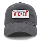 Wicked Mass License Plate Dad Hat