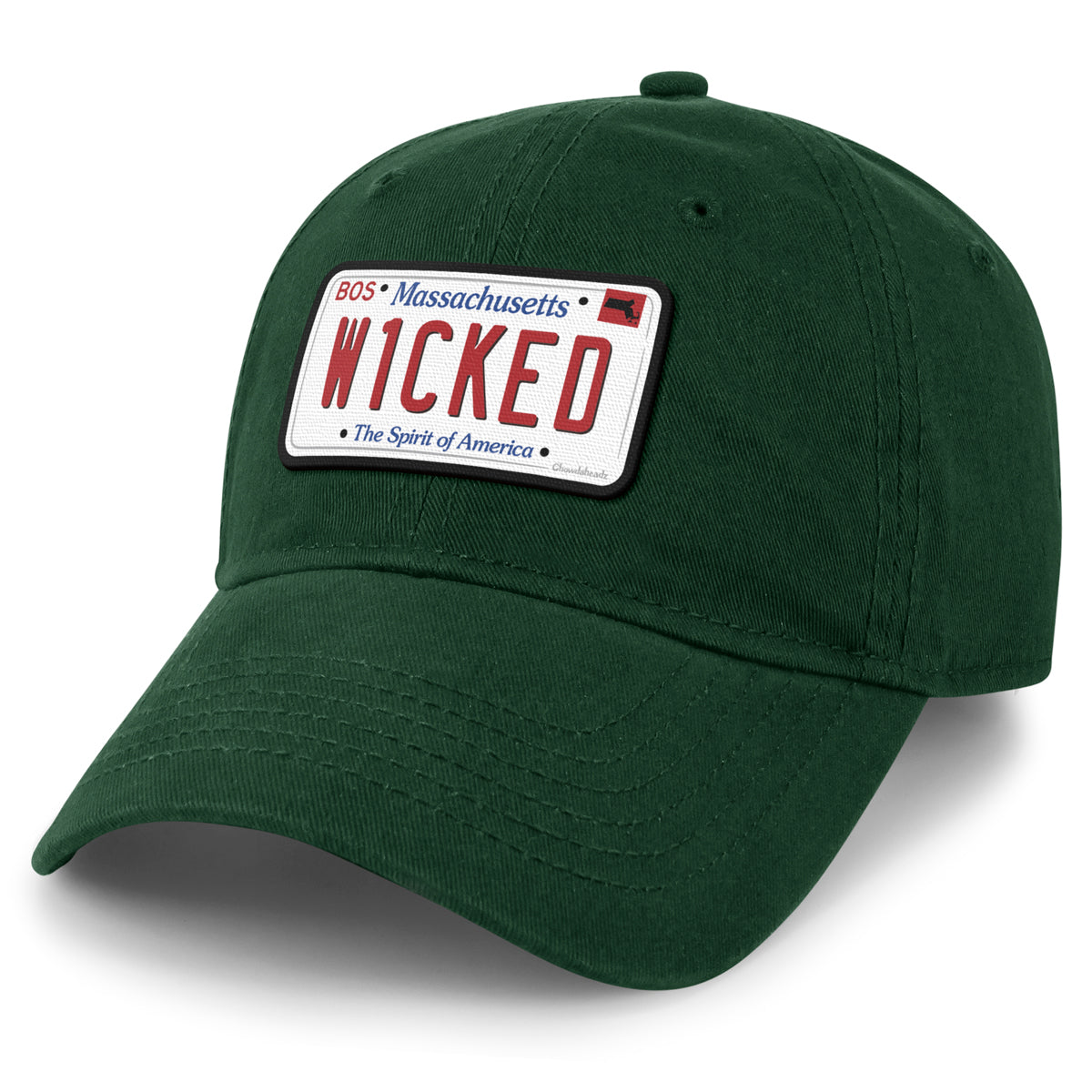 Wicked Mass License Plate Dad Hat - Chowdaheadz