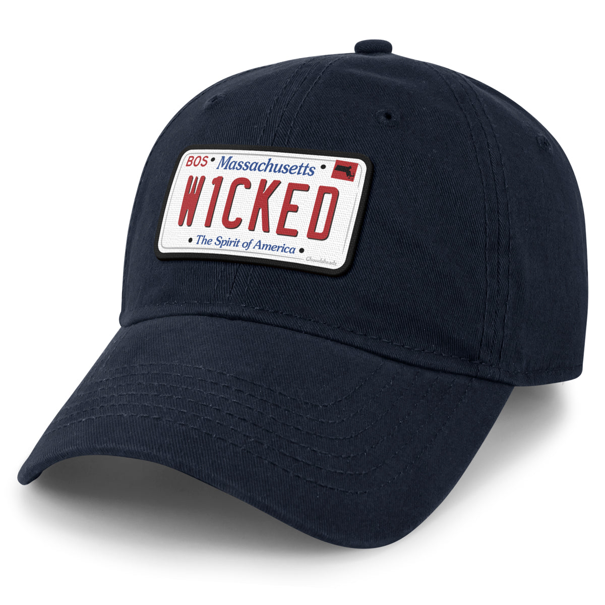 Wicked Mass License Plate Dad Hat - Chowdaheadz