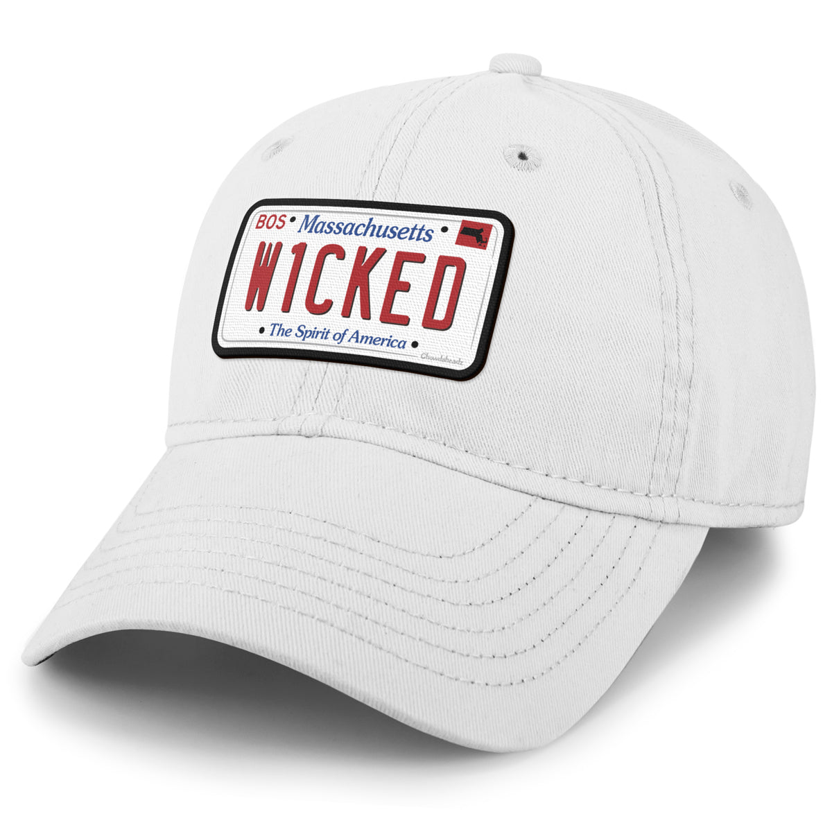 Wicked Mass License Plate Dad Hat - Chowdaheadz
