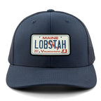 Maine Lobstah License Plate Classic Snapback Trucker Hat