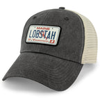 Maine Lobstah License Plate Relaxed Trucker Hat