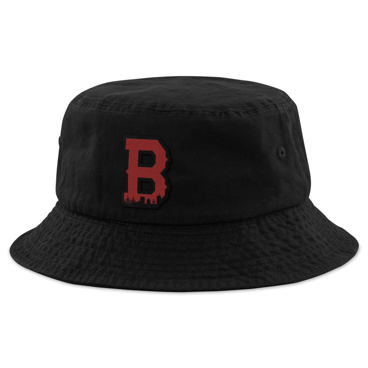 Boston B Red Skyline Bucket Hat - Chowdaheadz