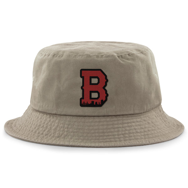 BRUNT Boston-Bセット Boston B Red Skyline Bucket Hat | Chowdaheadz