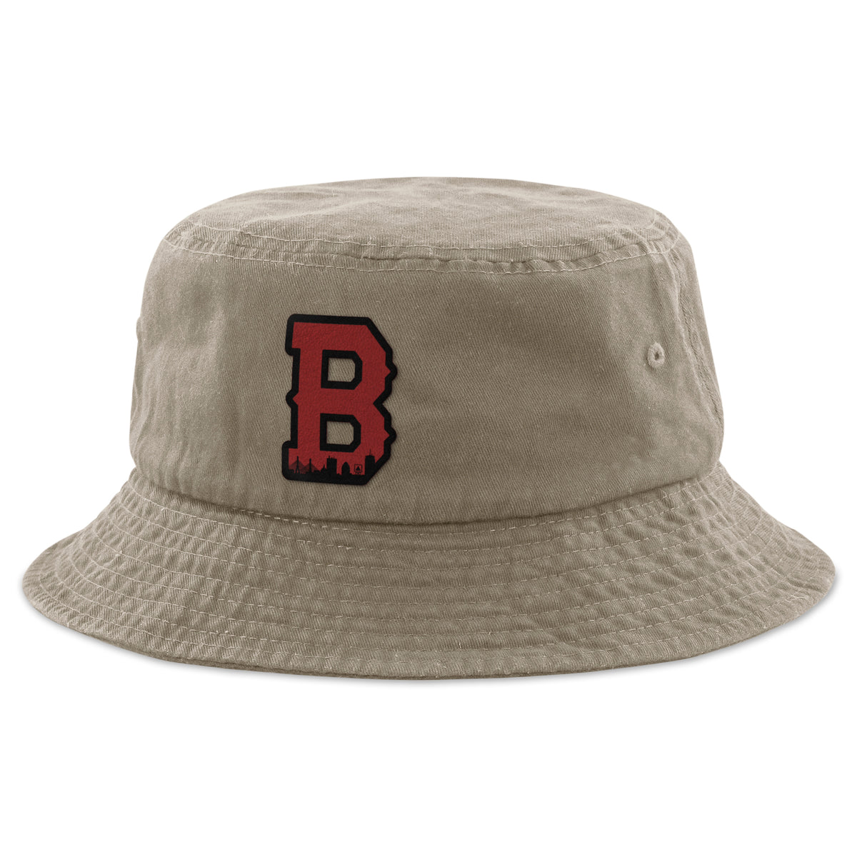 Boston B Red Skyline Bucket Hat - Chowdaheadz