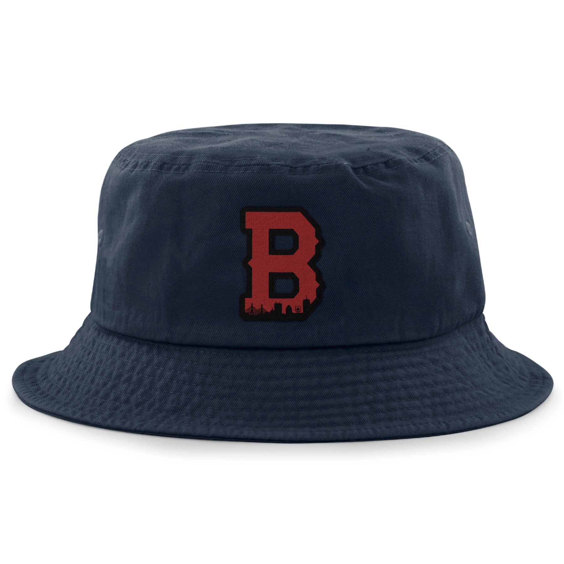 Boston B Red Skyline Bucket Hat