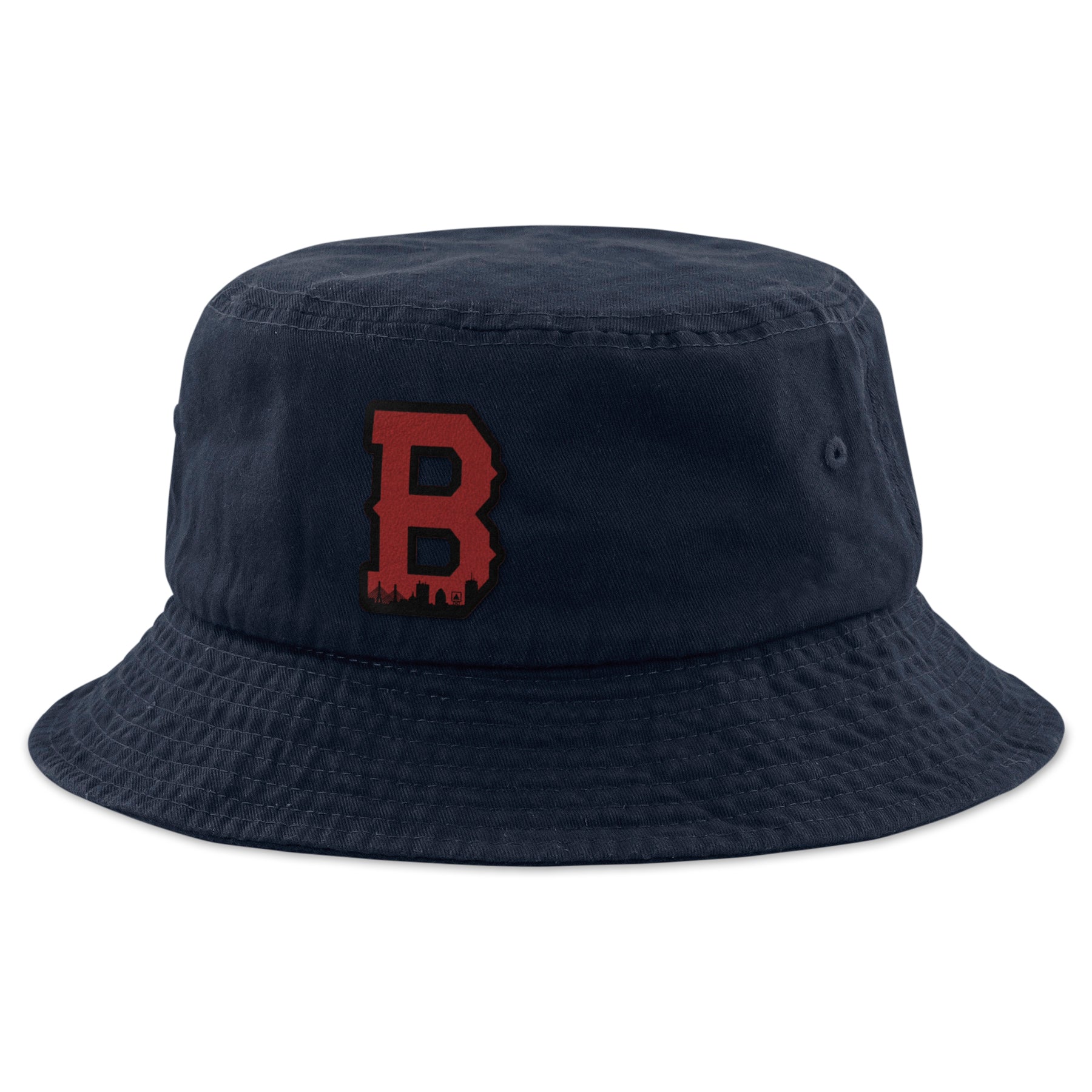 Boston B Red Skyline Bucket Hat
