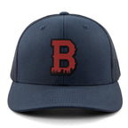 Boston B Red Skyline Classic Trucker Hat