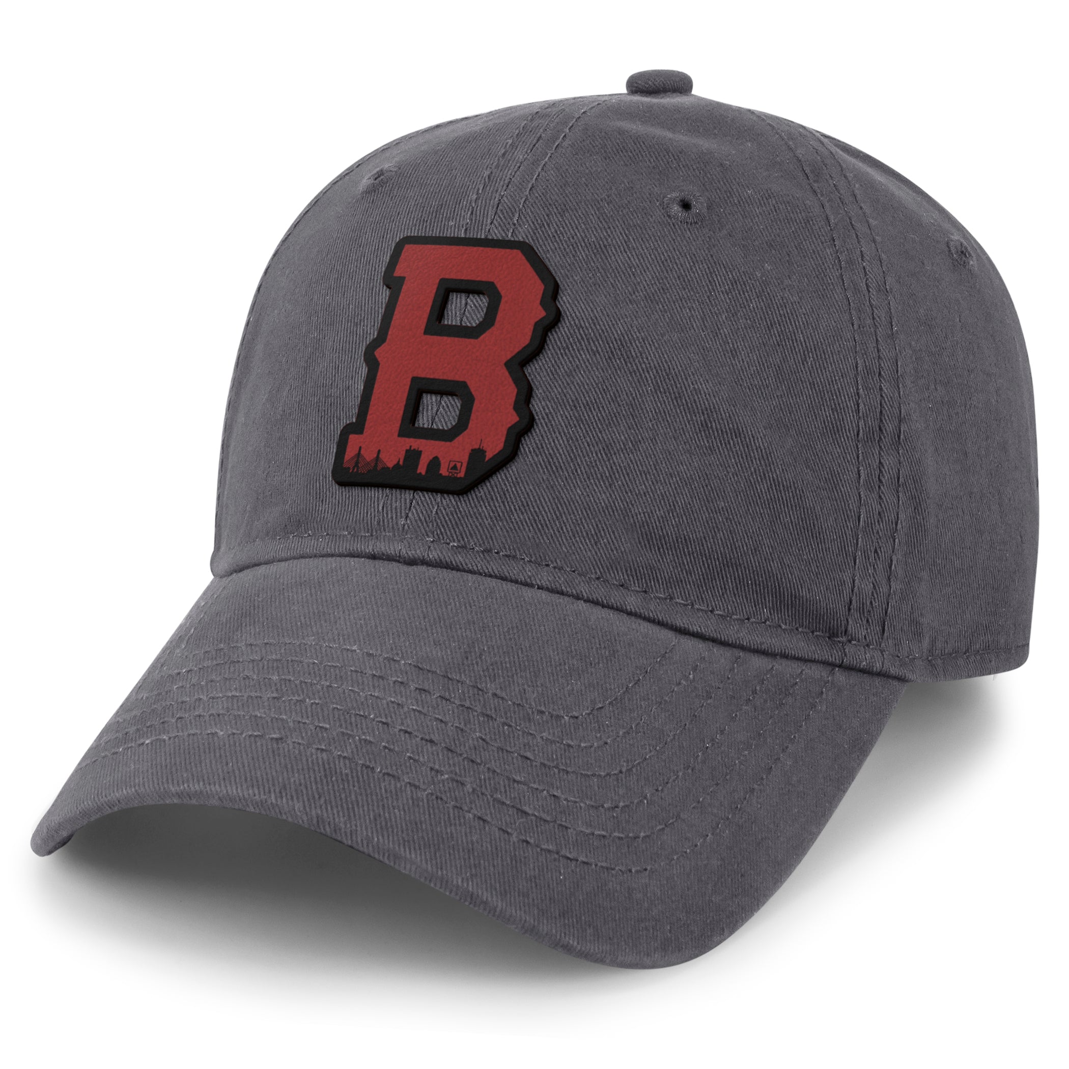 Boston B Red Skyline Dad Hat