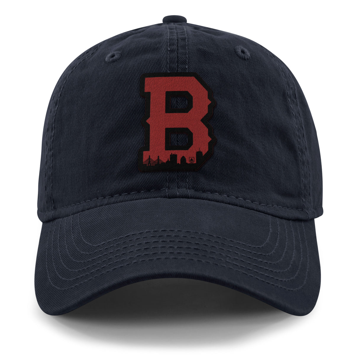 Boston B Red Skyline Dad Hat - Chowdaheadz
