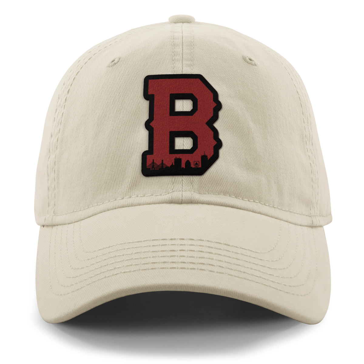 Boston B Red Skyline Dad Hat - Chowdaheadz