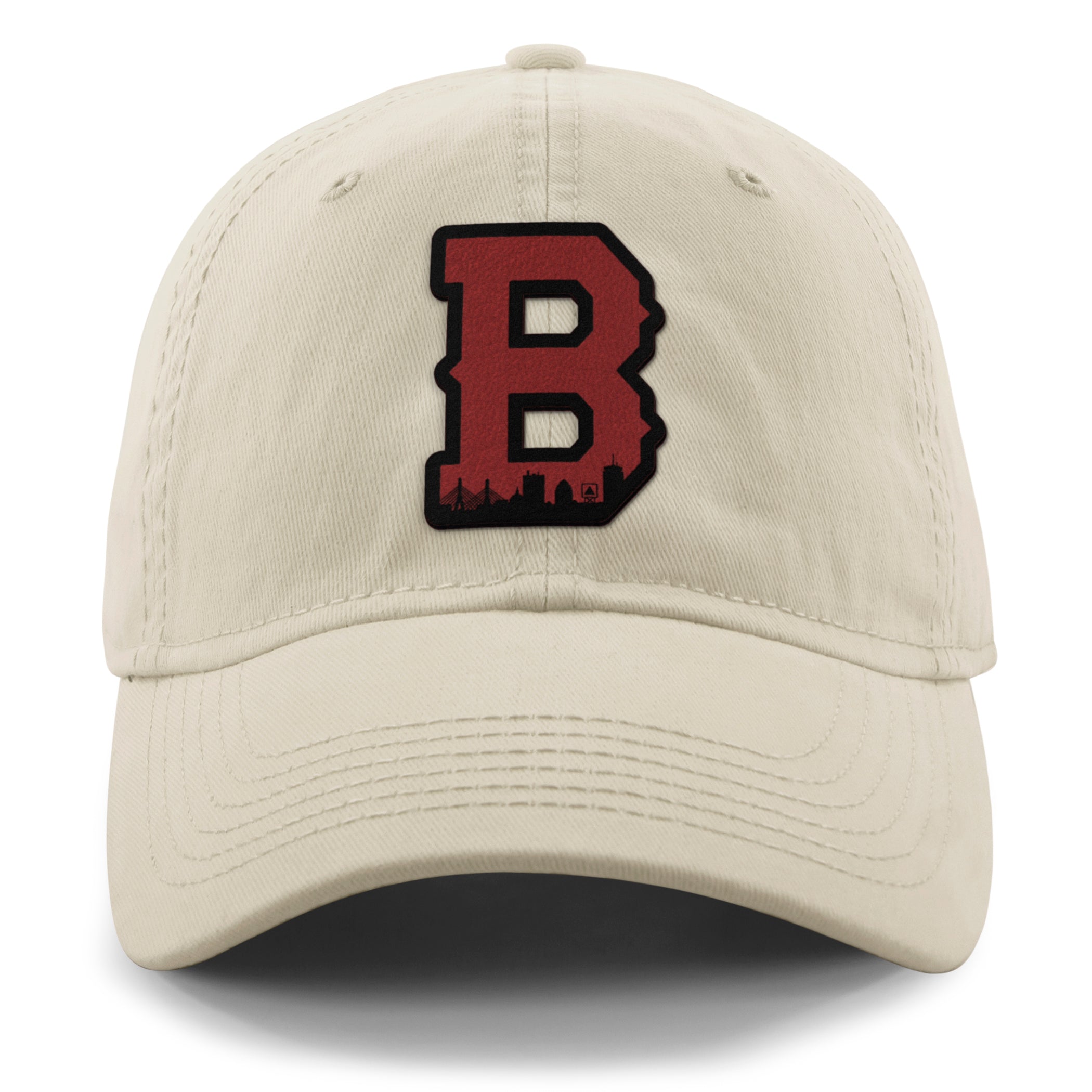 Boston B Red Skyline Dad Hat