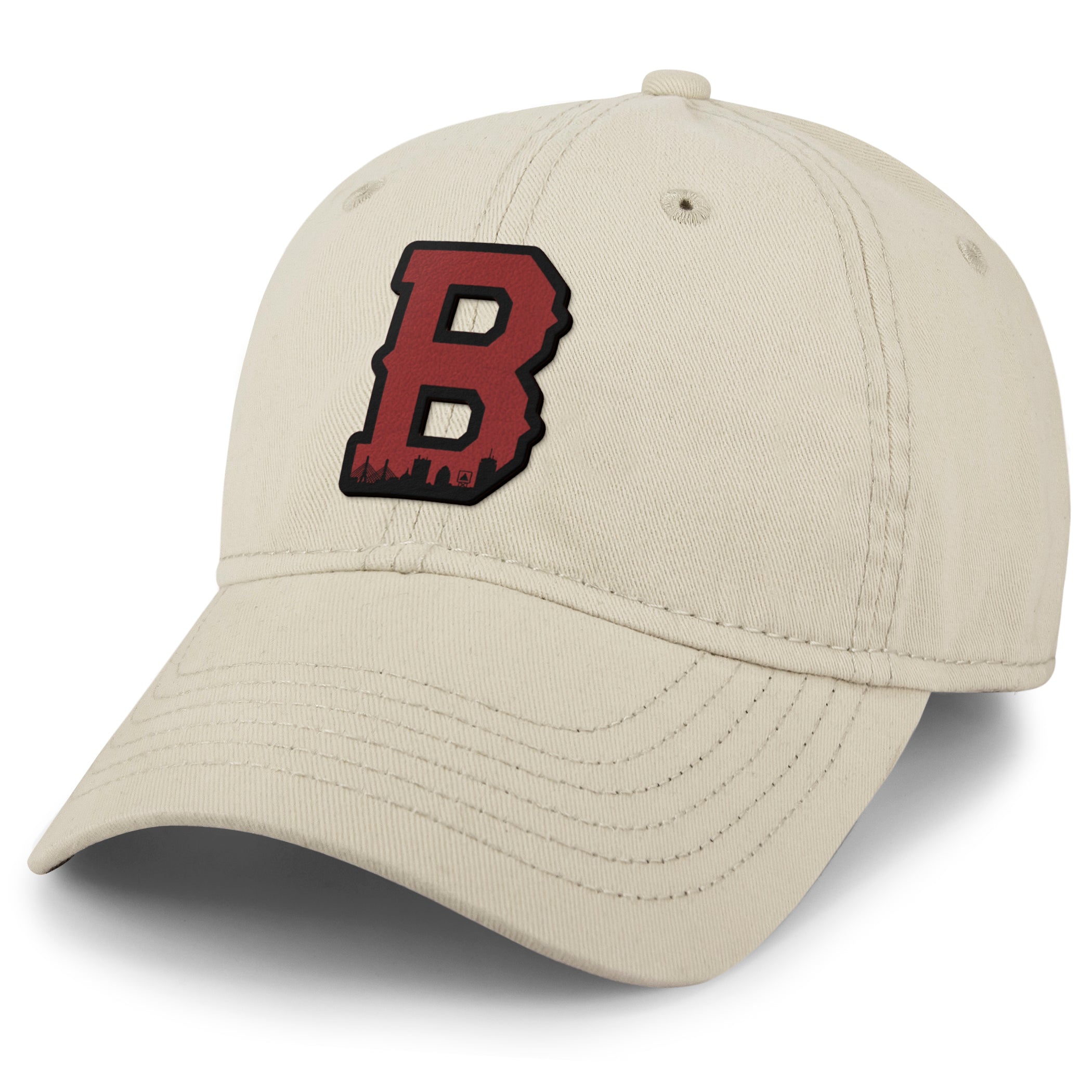 Boston B Red Skyline Dad Hat