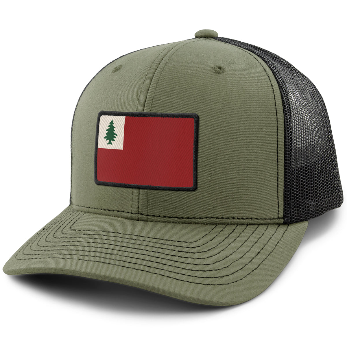 Vintage New England Flag Classic Snapback Trucker Hat