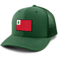 Vintage New England Flag Classic Snapback Trucker Hat - Chowdaheadz
