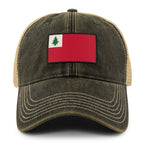 Vintage New England Flag Dirty Water Trucker Hat