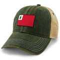 Vintage New England Flag Dirty Water Trucker Hat - Chowdaheadz