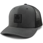 Boston Shamrock Blackout Classic Snapback Trucker Hat - Chowdaheadz