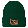 I'd Rather Be At White Mountains NH Leather Patch Cuff Knit - Chowdaheadz