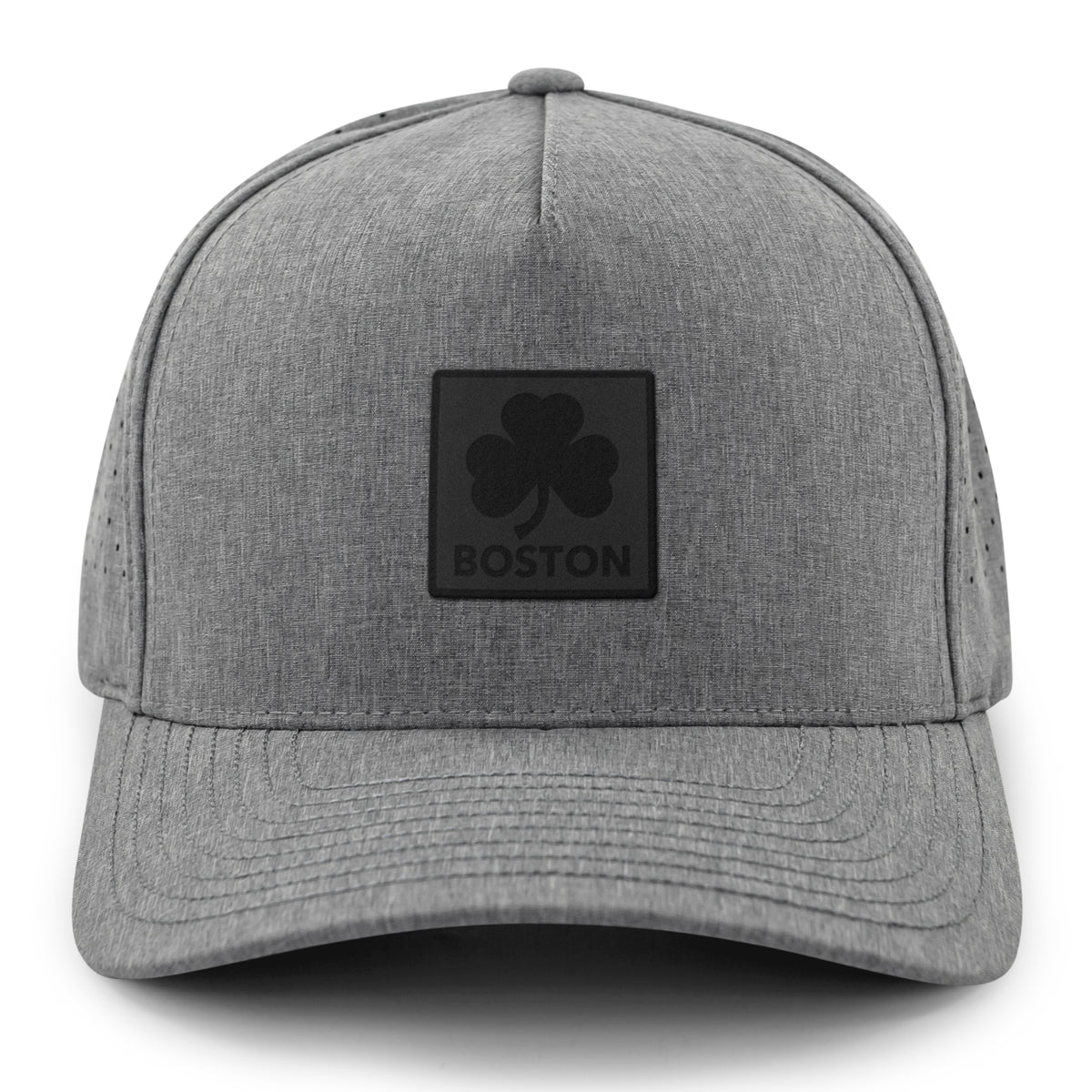 Boston Shamrock Blackout Performance Hat - Chowdaheadz