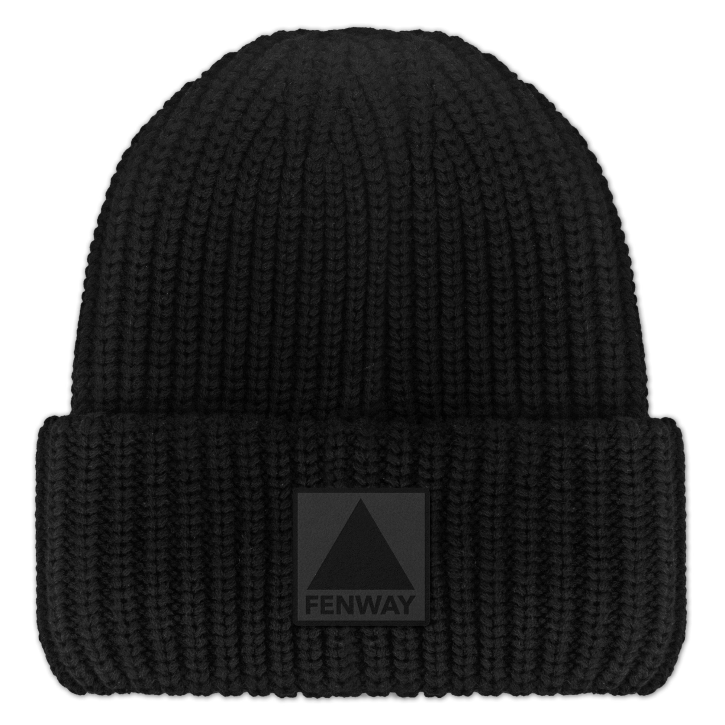 Fenway Sign Blackout Chunky Knit Winter Hat