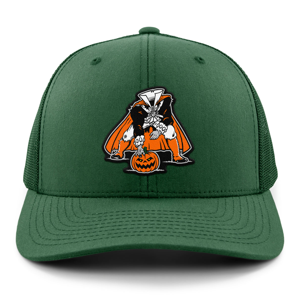 Three Point Stance Headless Horseman Classic Snapback Trucker Hat - Chowdaheadz