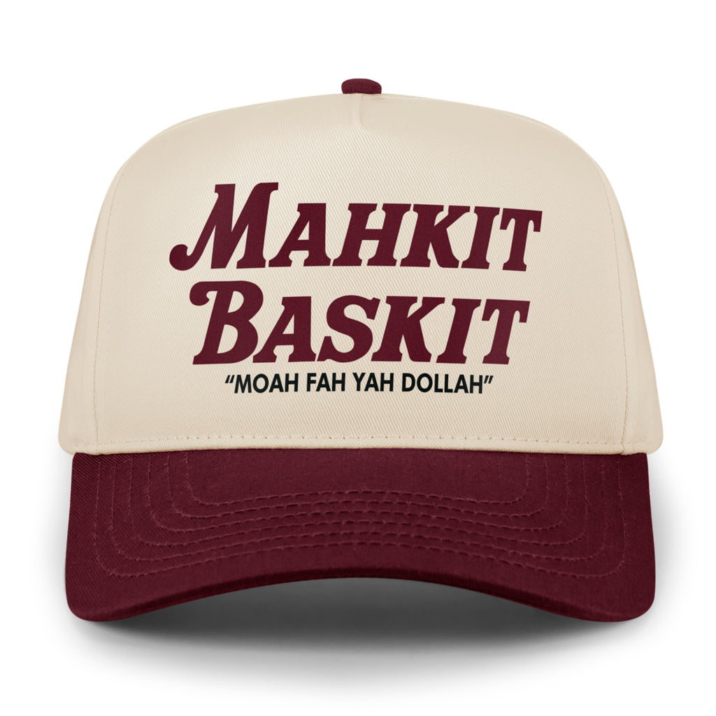 Mahkit Baskit Printed Retro Snapback Hat - Chowdaheadz
