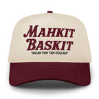 Mahkit Baskit Printed Retro Snapback Hat