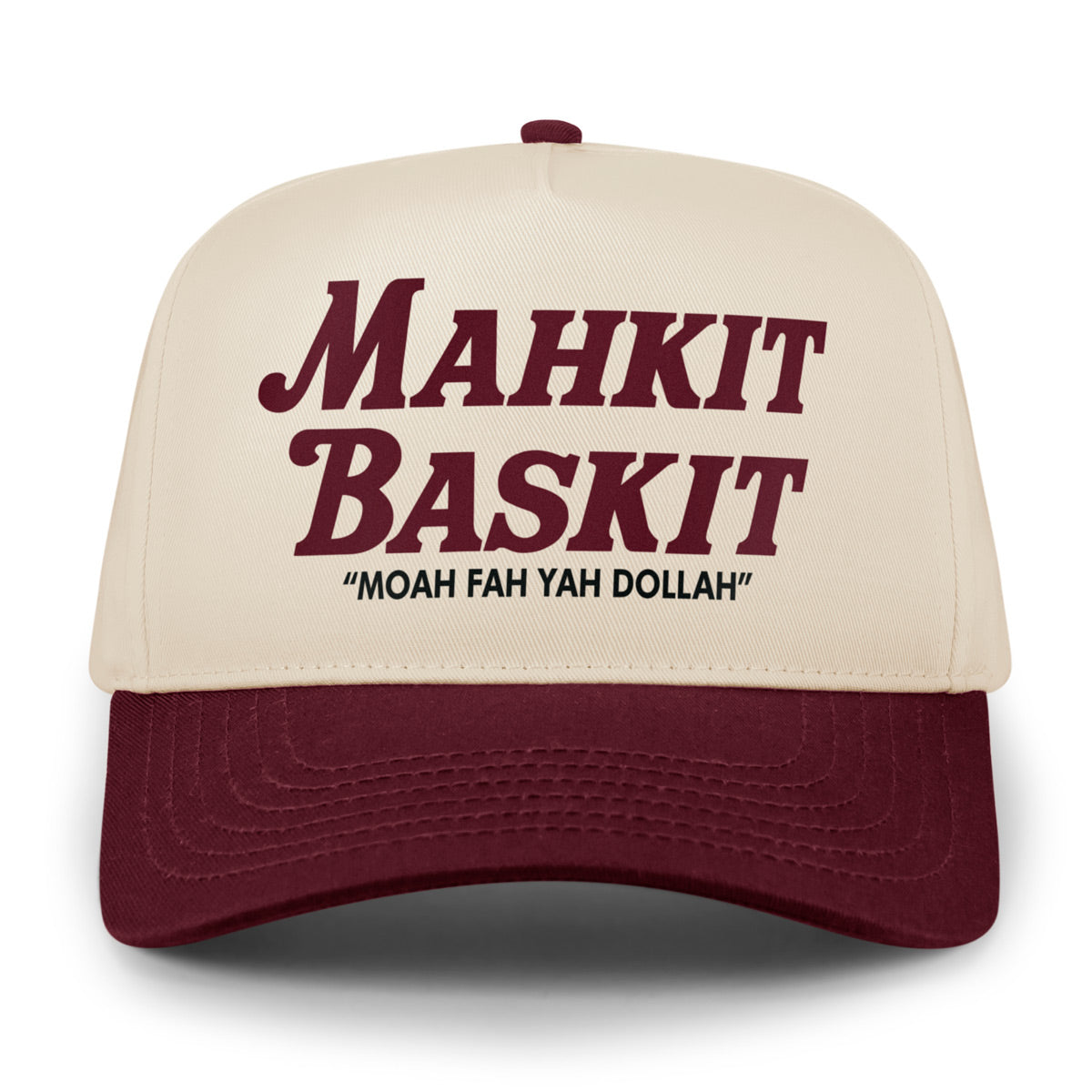 Mahkit Baskit Printed Retro Snapback Hat