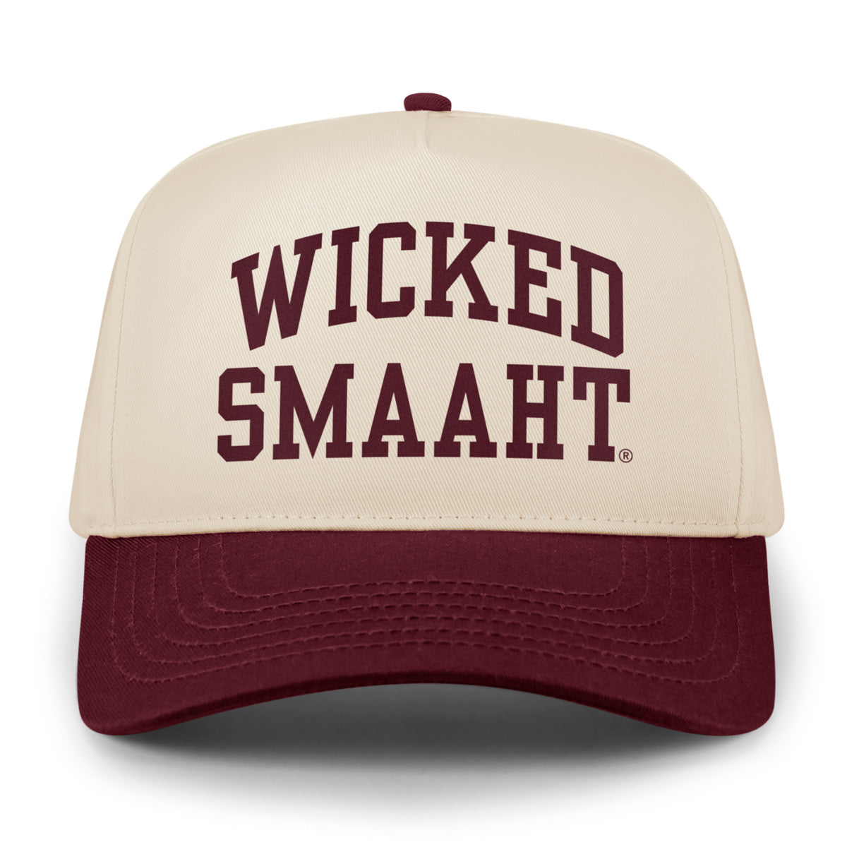 Wicked Smaaht Printed Retro Snapback Hat - Chowdaheadz
