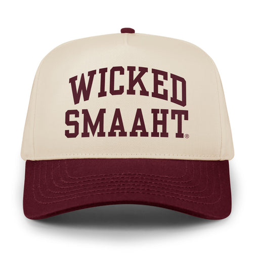 Wicked Smaaht Printed Retro Snapback Hat - Chowdaheadz