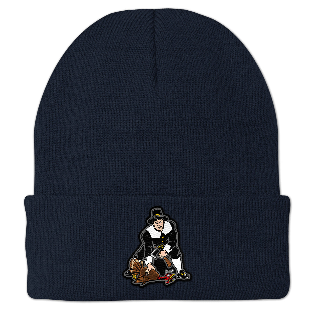 Three Point Stance Thanksgiving Pilgrim Cuff Knit - Chowdaheadz