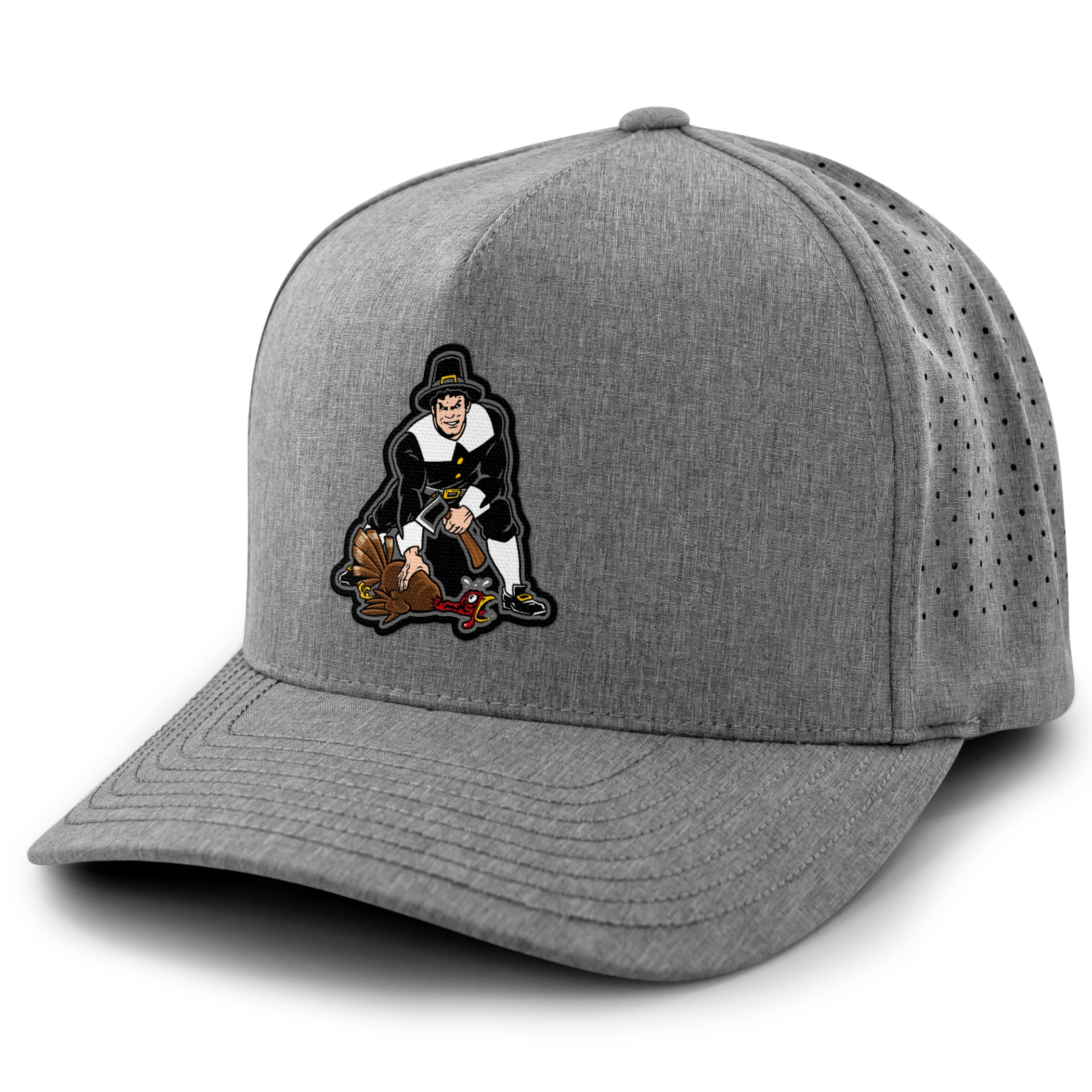 Three Point Stance Thanksgiving Pilgrim Performance Hat